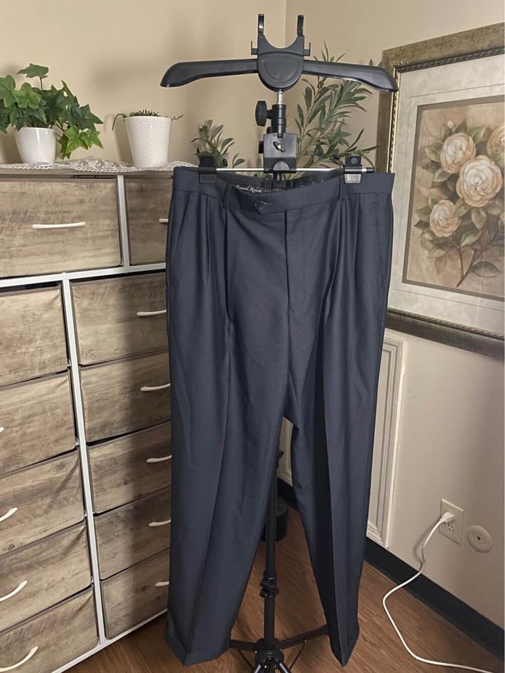 Kenneth Roberts Platinum Men’s Dress Pants – 36x32 – Gray